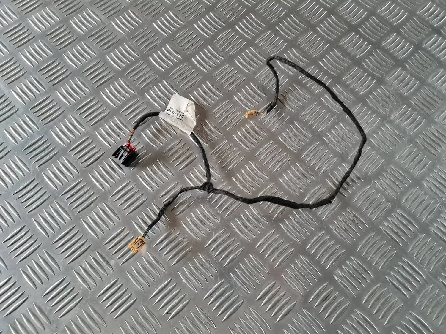 Interior heater control wiring AUDI A6 2008