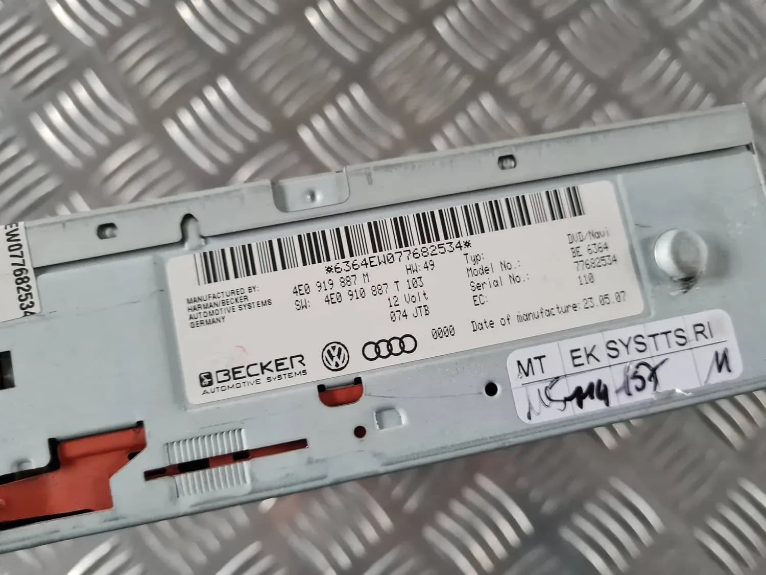 CD/DVD/Navigation unit AUDI A6 2008 - foto 6