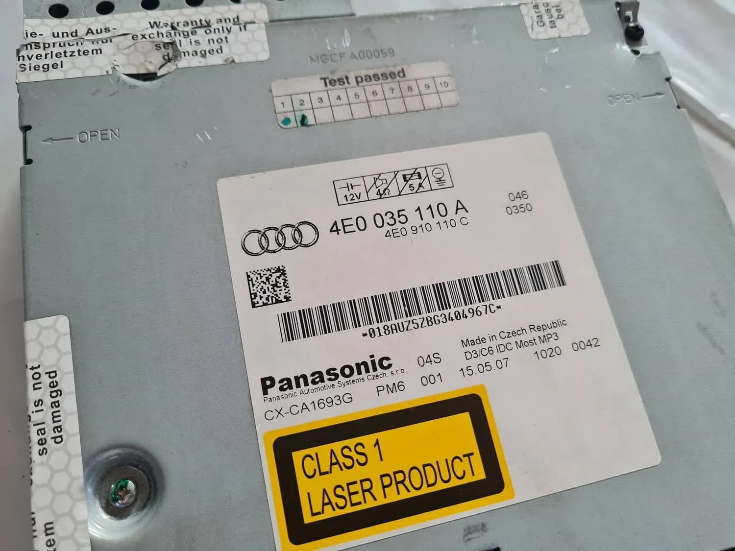 CD/DVD/Navigation unit AUDI A6 2008 - foto 5