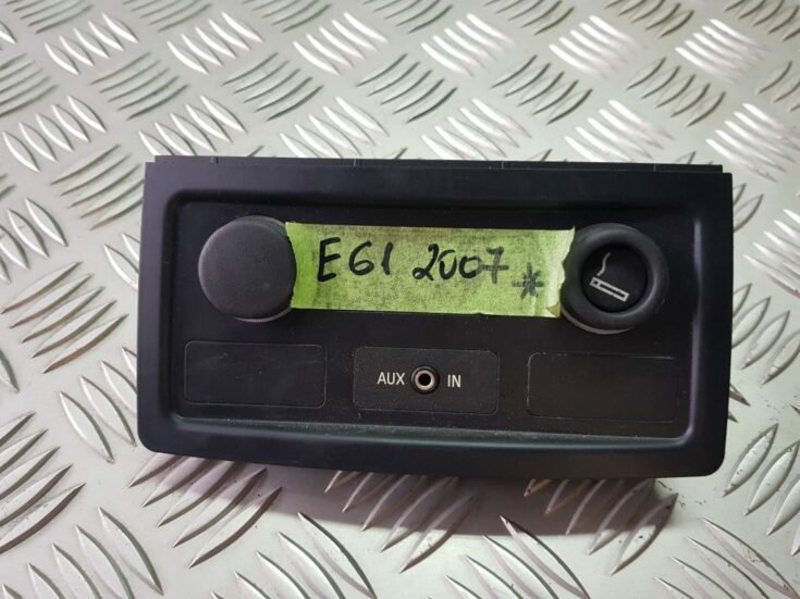 Audio/video AUX adapteris priekš BMW 525D E61 2007 TOURING BLACK