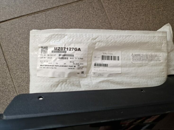 Bufera reste priekš Mazda 2011-2015 MZ07127GA