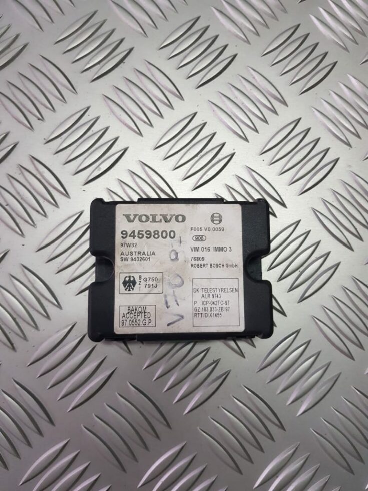 Imobilaizera vadības bloks priekš VOLVO V70 1997