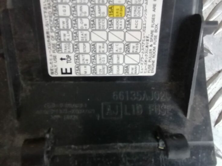 Mērinstrumentu paneļa apdare (zem stūres) priekš SUBARU LEGACY 2011