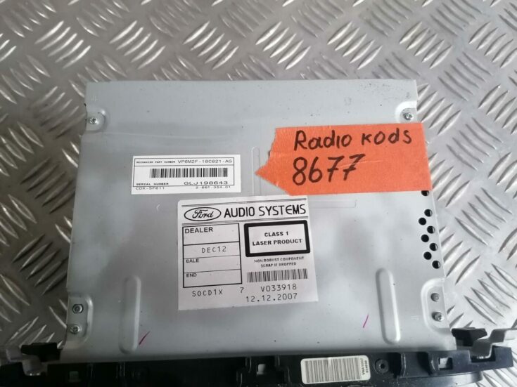 CD/DVD/Navigācijas bloks priekš FORD MONDEO 2007