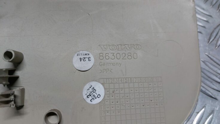 Centrālās konsoles (apdares) sānu panelis priekš VOLVO V60 2012