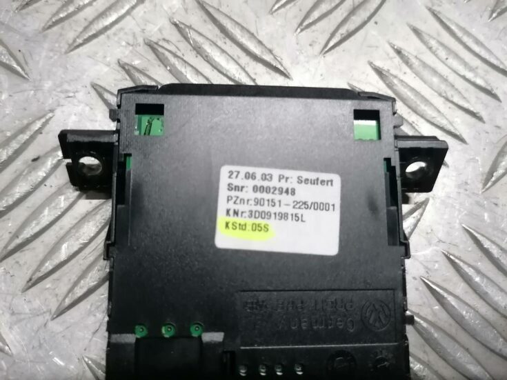 Salona ventilatora regulēšanas poga priekš VW PHAETON 2003