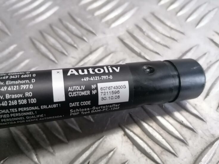 Aizmugurējā dubultā drošības jostas sprādze priekš BMW 318D E91 2008 TOURING