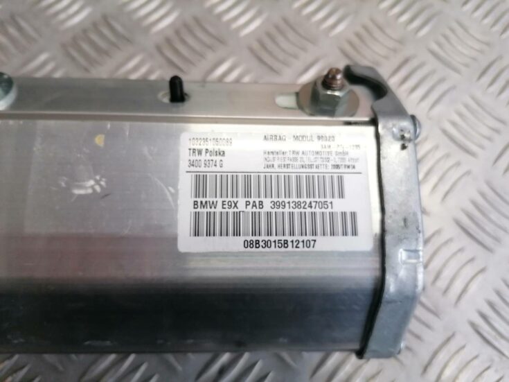 Mērinstrumentu paneļa drošības spilvens priekš BMW 318D E91 2008 TOURING