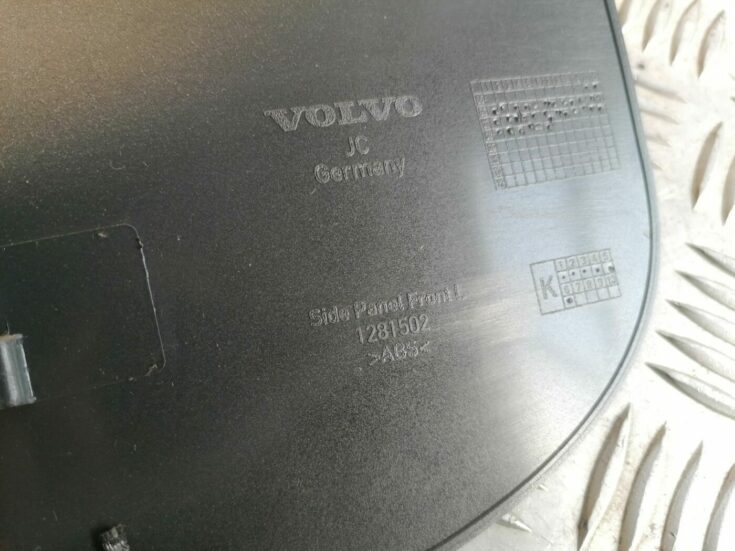 Centrālās konsoles (apdares) sānu panelis priekš VOLVO V70 2009