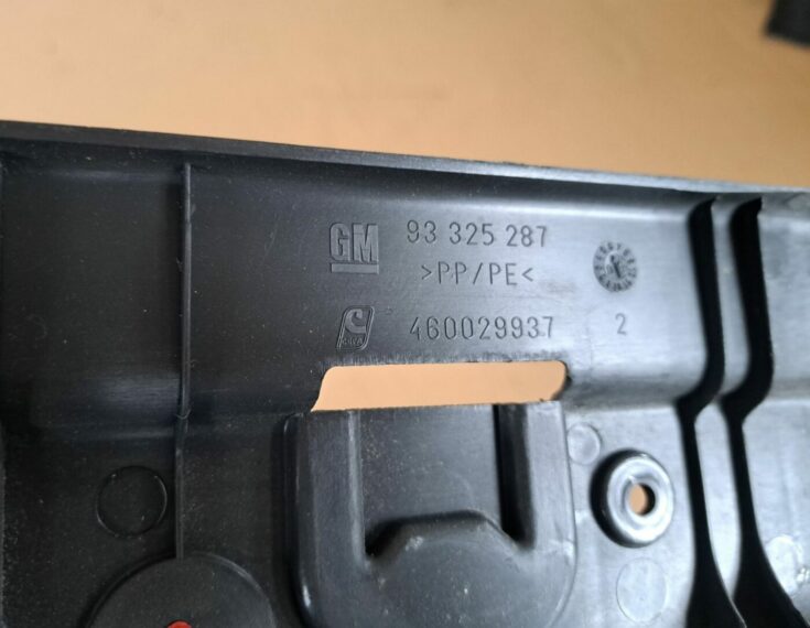 Bagažnieka nodalījuma sliekšņa uzlika priekš OPEL MERIVA 2004