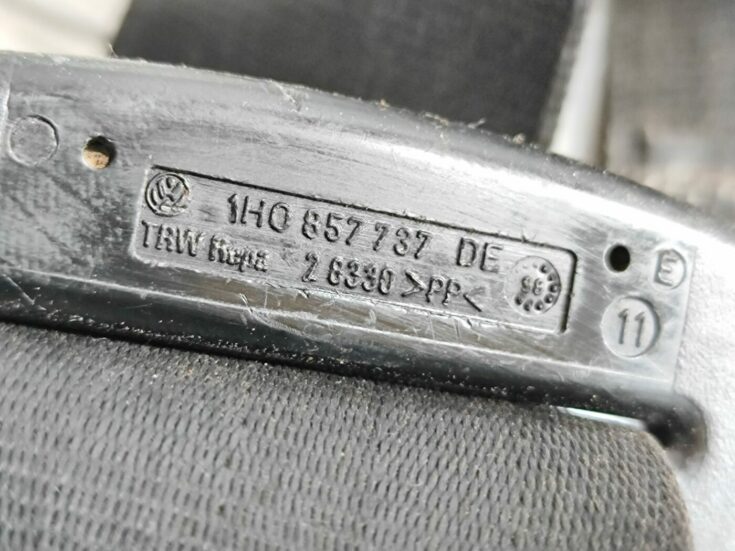 Priekšējā labā drošības josta priekš VW GOLF IV 1999