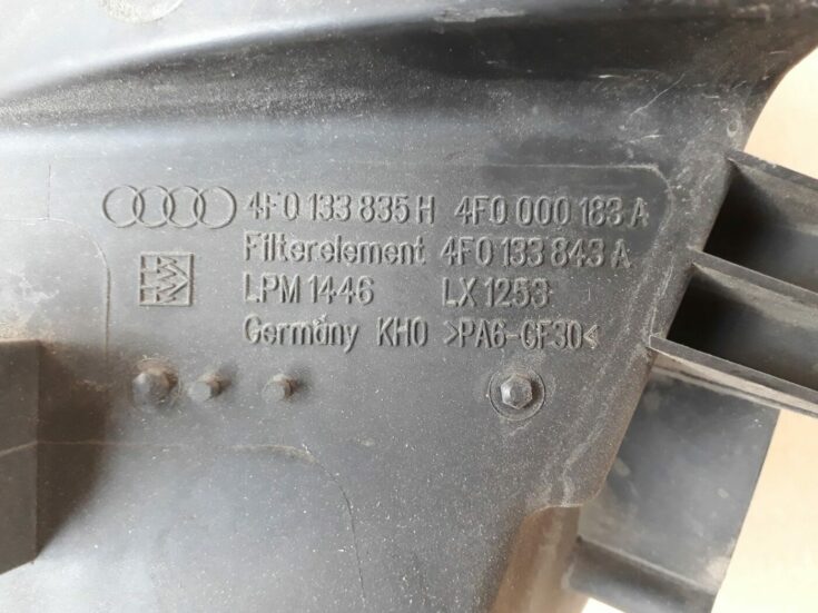 Gaisa filtra korpuss priekš AUDI A6 AVANT 2006