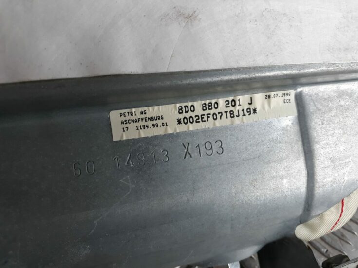 Mērinstrumentu paneļa drošības spilvens priekš AUDI A4 1999
