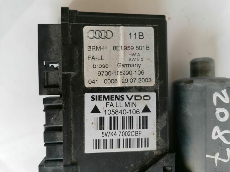 Elektrisko stiklu motors priekš AUDI A4 2001 SEDAN