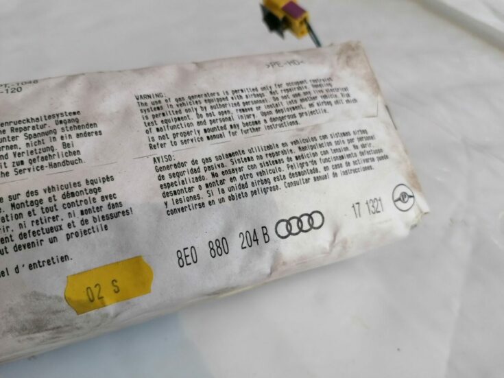 Mērinstrumentu paneļa drošības spilvens priekš AUDI A4 2001 SEDAN