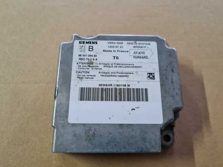 Drošības spilvena vadības bloks priekš PEUGEOT 307 2003