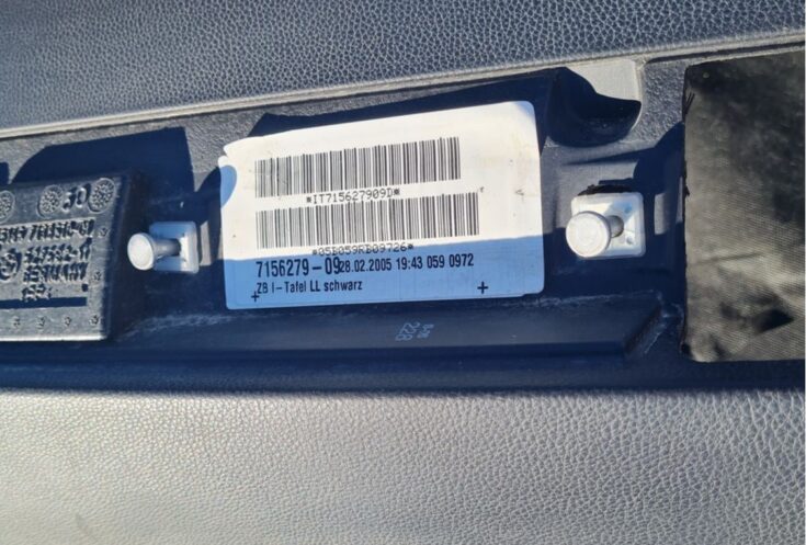 Mērinstrumentu panelis priekš BMW 525 E60 2006 BLACK