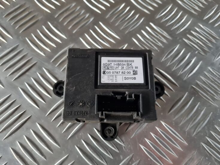 Aizmugurējo kreiso durvju vadības bloks priekš VOLVO S80 2007 Black