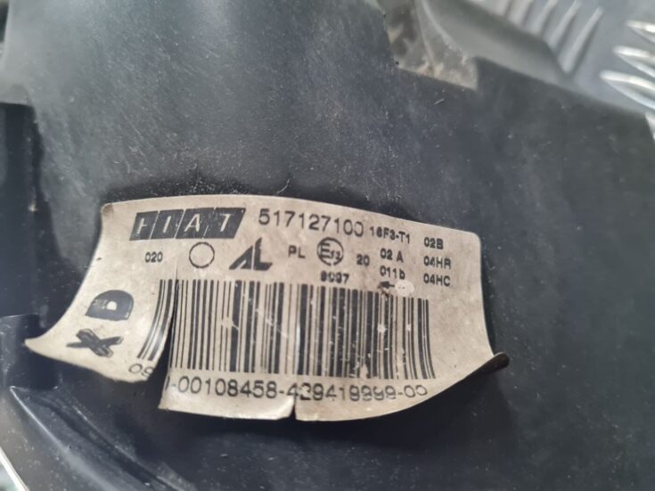 Priekšējais labais lukturis priekš FIAT STILO 2003