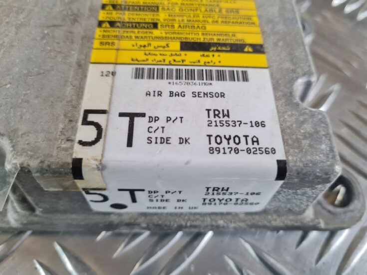 Drošības spilvena vadības bloks priekš TOYOTA AURIS 2007