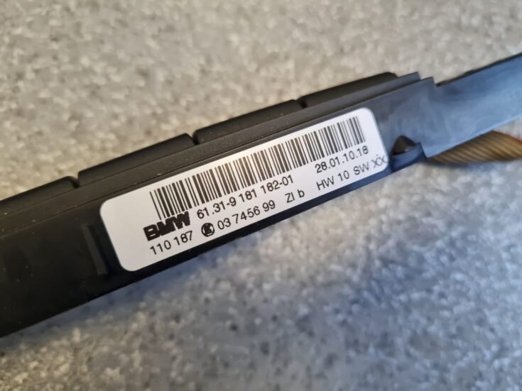 Sēdekļa apsildes ieslēgšanas poga priekš BMW 330D E91 2008 TOURING
